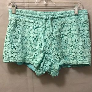 Flower lace shorts